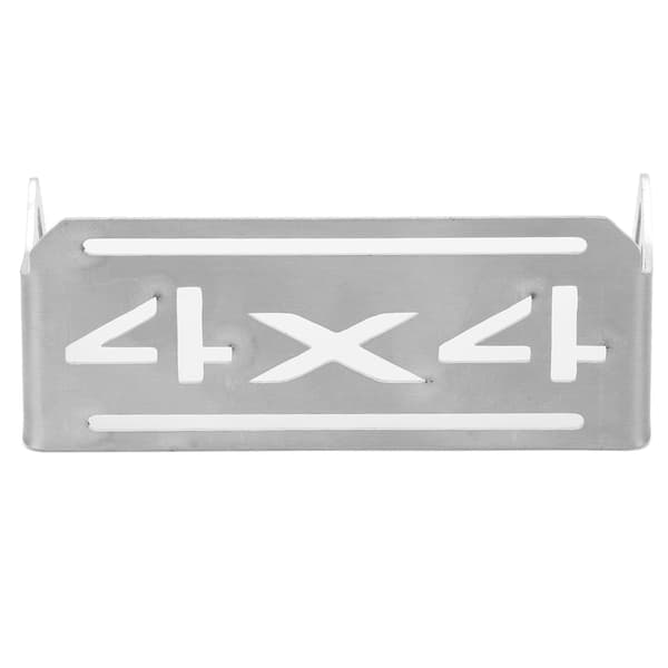 Rustfritt stål RC Skid Plate Front Guard Armor Beskyttelse for Traxxas