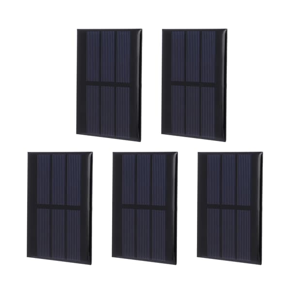 5 stk Mini solcellepanelmodulsystem Hjemme DIY-prosjekter Leker Batterilading 0,65W DC1,5V