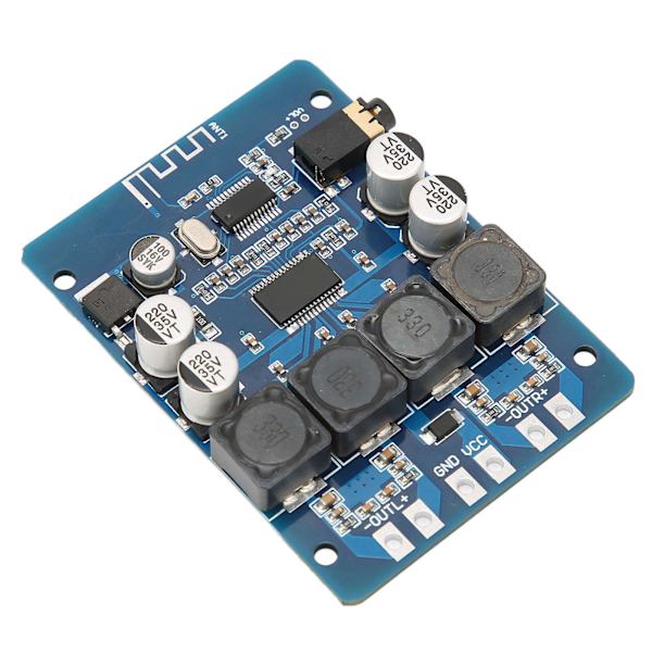 Digital Effektforstærker Board ABS 2 Kanal Lydforstærker Modul AUX Decoder Board 45W