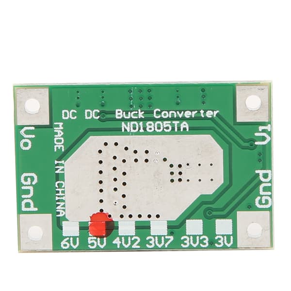 2 stk. Step Down Modul 5-18V til 3V 3.3V 3.7V 4.2V 5V 6V Motor Buck Converter ND1805TA