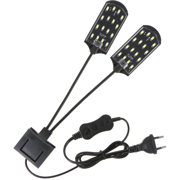 akvarie clip lys, vandtæt led lys stand lys, 220v, lys til akvarium, kæledyr