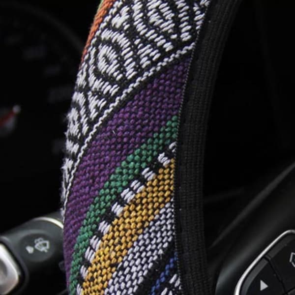 Lin Bilrattdeksel Nasjonal Stil Biltilbehør Wrap