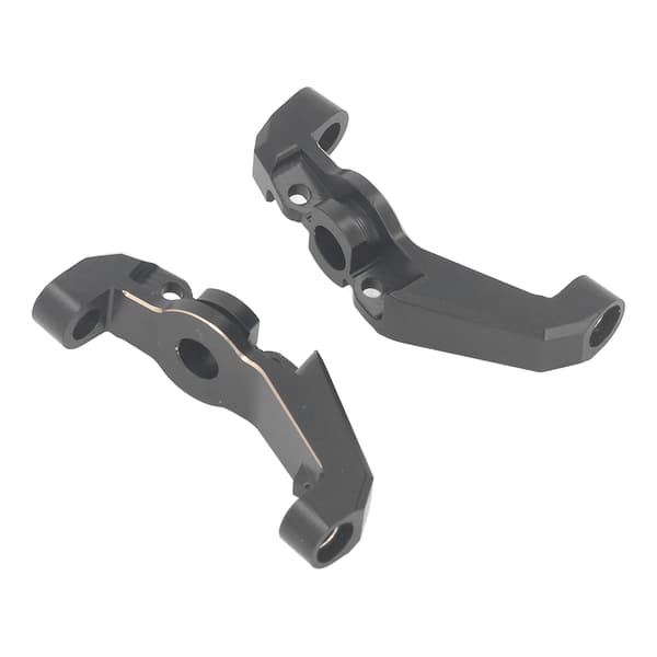 2 STK Sort Messing Antirust Caster Blok Front C Hub til Axial 1/18 UTB18 Capra RC Crawler