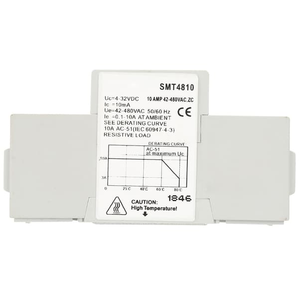 SMT48 Din Rail Solid State Reläkort DC Kontroll AC SSR Reläbrytarmodul (SMT4810)