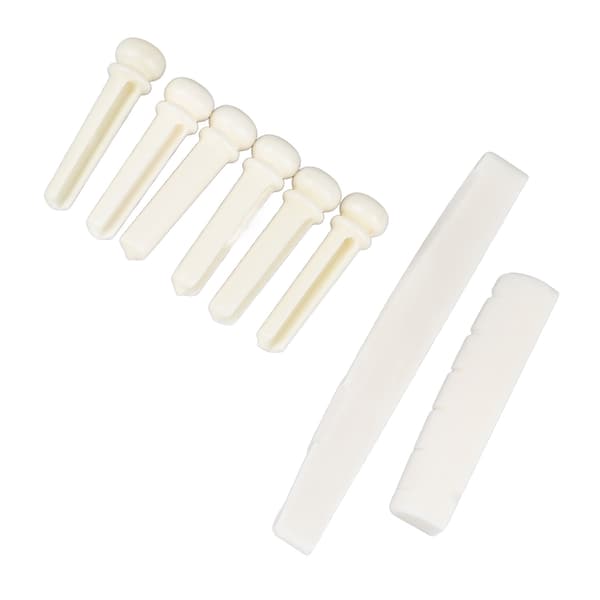 Gitarbro Benmutter Sadelsett Folkeakustisk Gitar Benbro Pin Mutter Sadel Erstatning