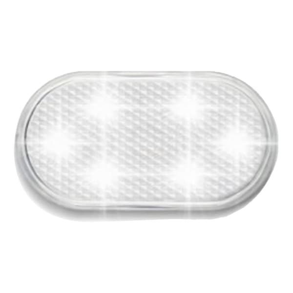 Bil Taklampe Berøringskontroll USB-lading Mini LED Leselampe Hvit