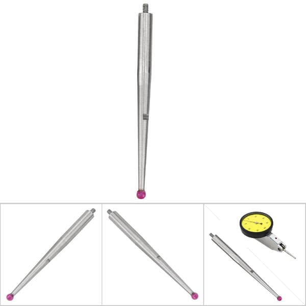 Wolframstål/rubinhoved svalehale skinner urskive nål M1.4 indikator sonde (#10)