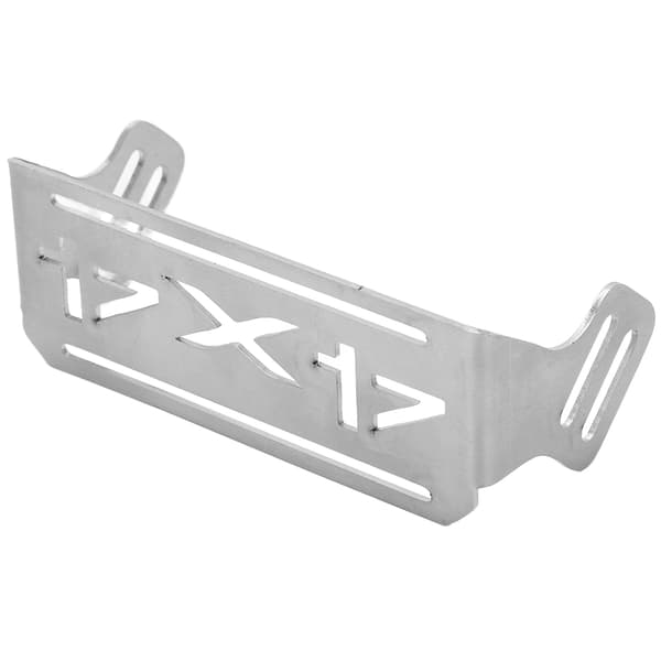 Rustfritt stål RC Skid Plate Front Guard Armor Beskyttelse for Traxxas