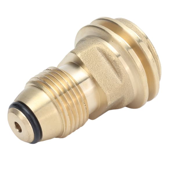 Propantank Messingfittings Adapter Konverterer LP TANK POL Serviceventil til QCC1 Type1 Slange