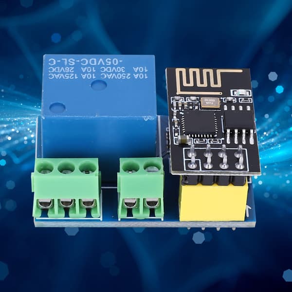 ESP8266 ESP01S Relemoduuli 5V DC Sähköinen Ohjauslaite Lisätarvikkeet
