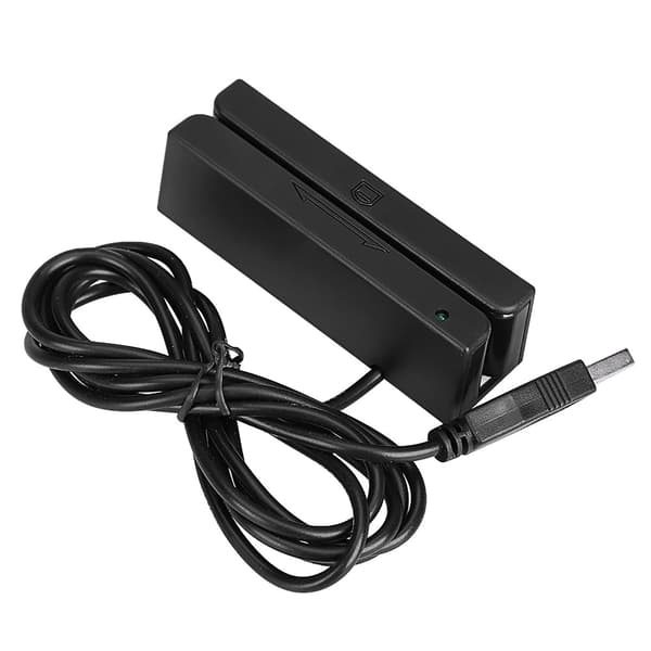 USB MSR90 3-spors Hi Co Magnetstripe Kredittkort Swipe Reader