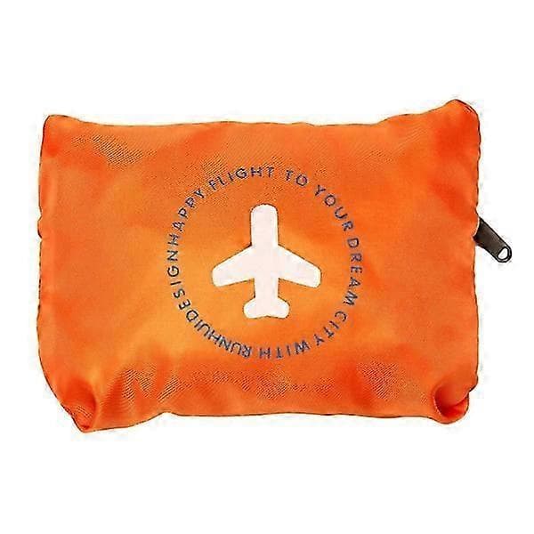 Vikbar Duffelväska med Förvaringsväska - Orange Orange-Bra