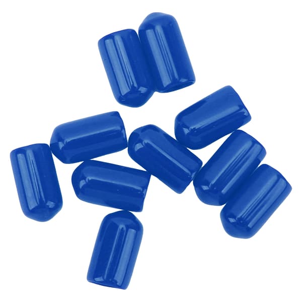 20 st 6 mm Bromsok Luftningsskruv Nippel PVC Dammskydd Hög Hållbarhet för de Flesta Fordons Bromssystem Blå
