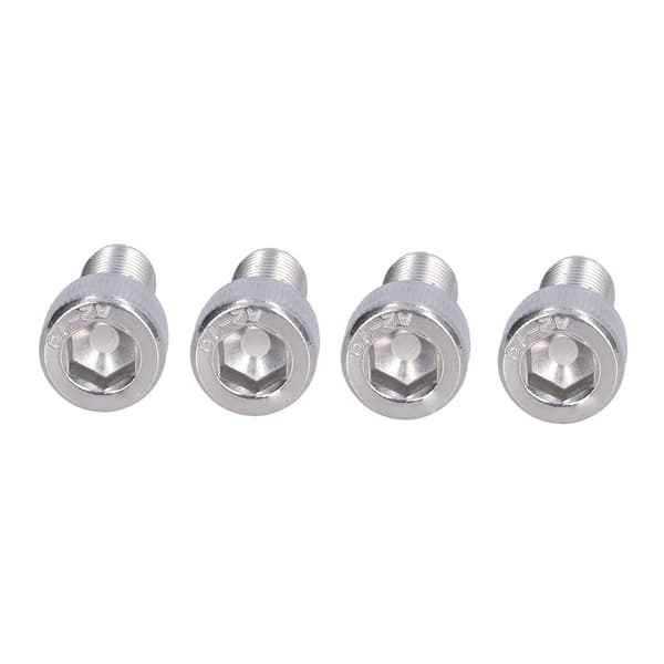 4 stk. M10x20 A2 Rustfrit Stål Sekskantbolt Socket Cap Skrue 1,25 mm Fin Stigning Fastgørelseshardware