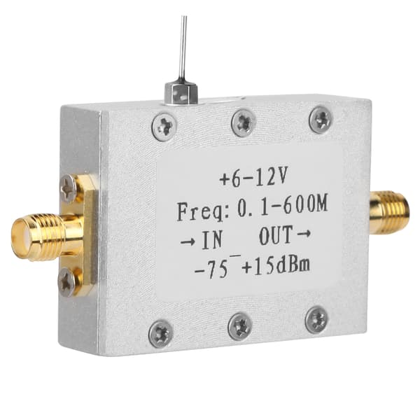 AD8307 RF effektmåler logaritmisk testdetektor 0,1-600M -75~+15dBm modul med etui