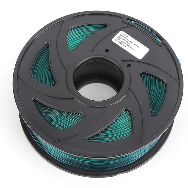 PLA 3D-printerfilament, transparent grønn, 1,75 mm, 1 kg, utskriftsmateriale