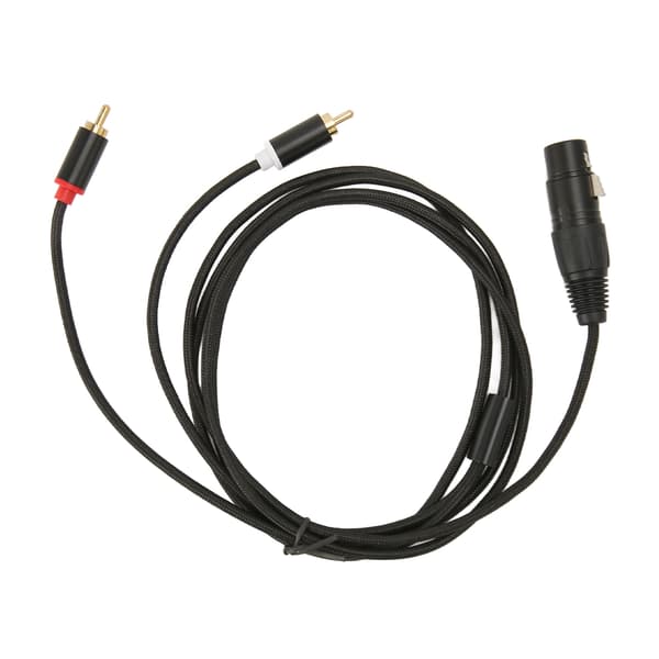 XLR til Dobbelt RCA Kabel Hun til Han Lavt Tab Støjfri Y Splitter Stereo Lyd Interconnect Ledning 2m 6.6ft