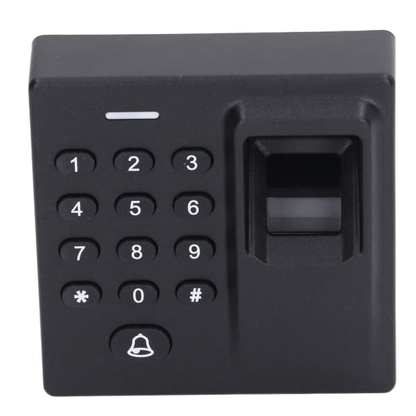 Fingeravtrykksdørlås Tilgangskontroll ABS USB Programmerbar for Kontor Hjem DC 12V