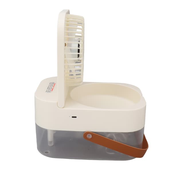 USB C Bord Luftfugter Ventilator 5V 2.5L Dobbelt Spray 3 Hastigheder Bærbar Mini Luftfugter til Soveværelse