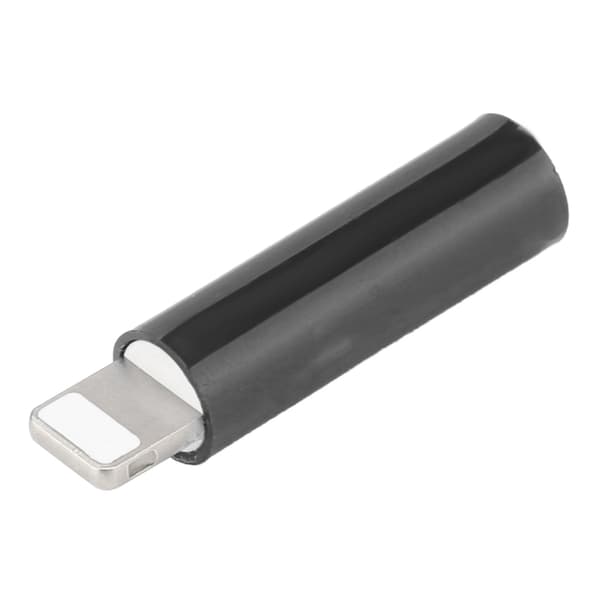 3,5 mm lydjack-konverteradapter kompatibel med iPhone-serien mobiltelefon sort