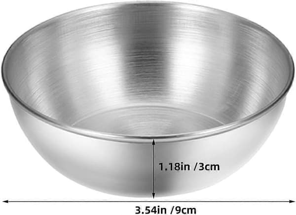 5 stk. runde krydderboller i rustfritt stål med solid kvalitet og plassbesparende design for familien