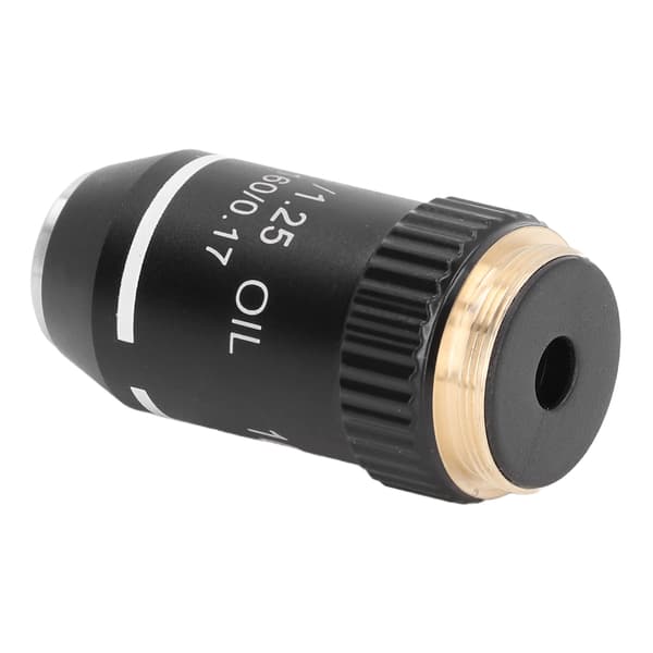 Mikroskopobjektivudskiftning 100X forstørrelse højtydende linse 20,2 mm interface