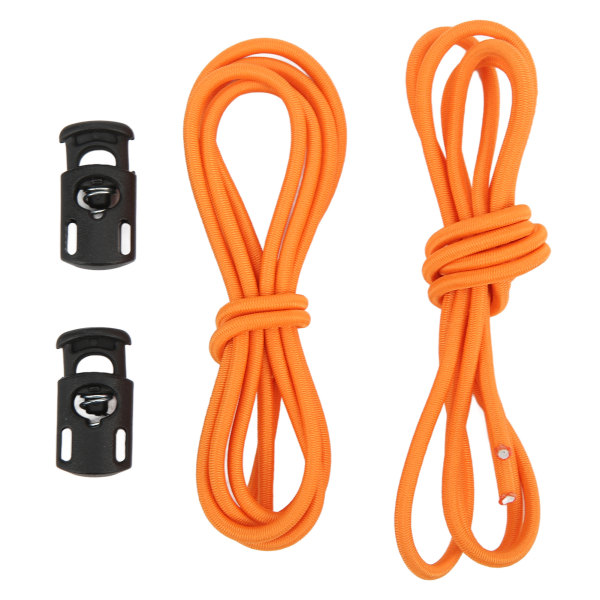 2-pack elastisk gummisnöre Ersättningssats för simglasögonrem Dykning Snorkelrem Sladd Justerbar sladd Orange Orange