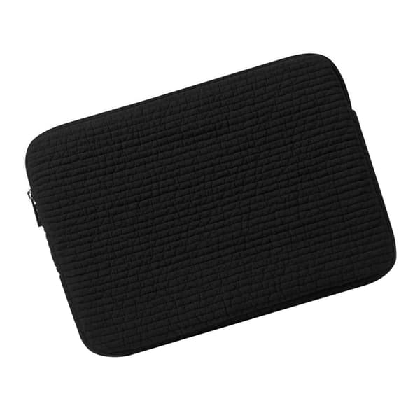 Stødsikker Blød Bærbar Laptop Sleeve Lynlåslukning Etui til 13 til 14 Tommer Tablet Sort