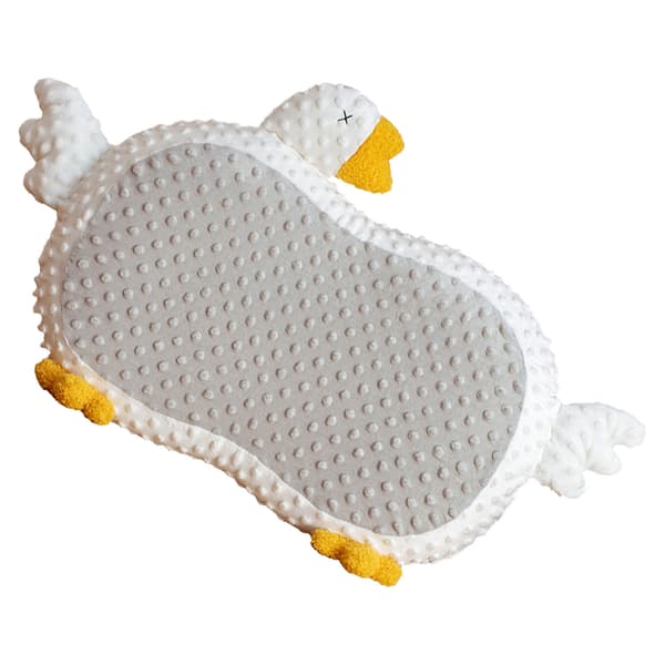 Katte Magepute Memory Foam Sakte Rebound Gås Form Fuzz Pute Grå