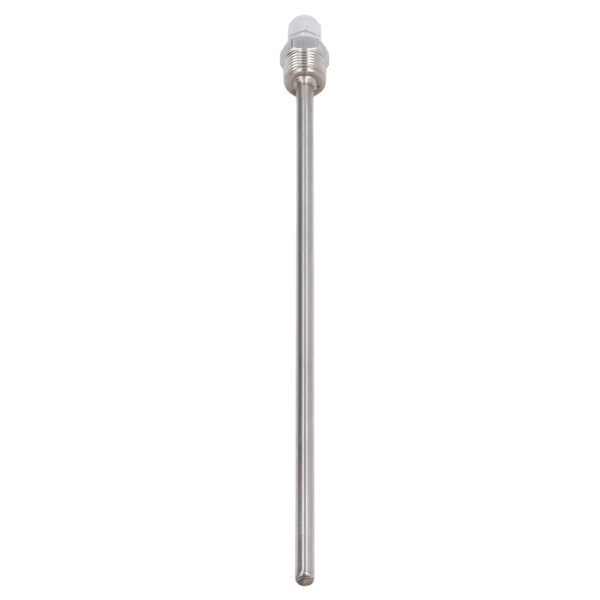 300 mm IP68 termobrønn i rustfritt stål med ABS-plasthette for solcelletemperatursensor