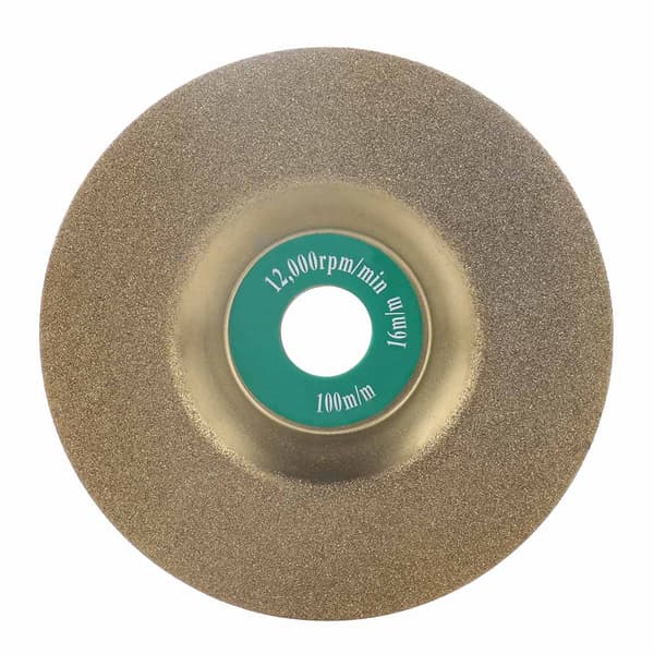 Diamantslibeskive 100 mm Diamant Flad Lap Slibehjul Lapning Slibeskive Værktøj