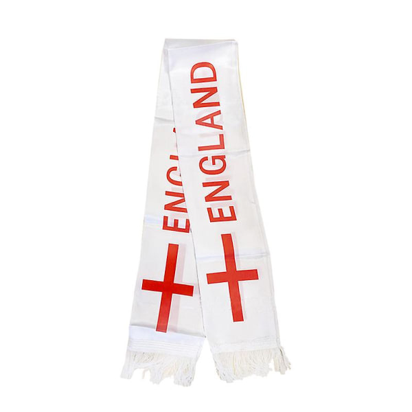 2022 fodboldlandsholdstørklæde kvast Souvenir Lande-tema Polyester Custom Logo Fodbold til fans England