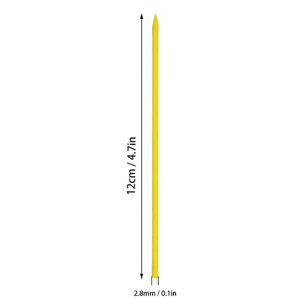 Tømrerblyant Refill Sett - 6 stk, 2.8mm HB, Rød/Gul Voks