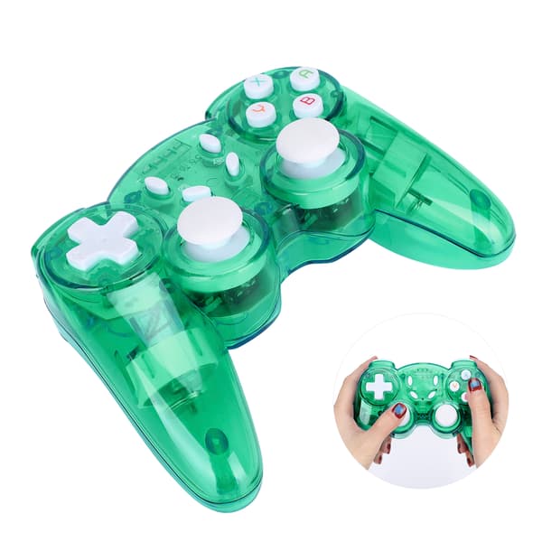 Trådløs Spilcontroller Beskyttende Skal ABS Gamepad Transparent Grøn Multi Farve Tilbehør
