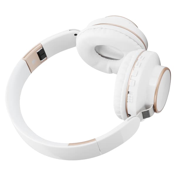08S Bluetooth 5.0 HiFi Vikbart Gaming Headset Vit Sport Datorhörlur