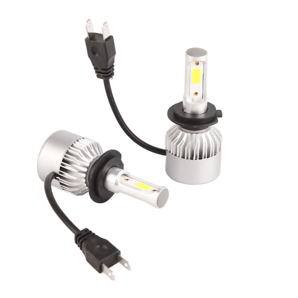 2 stk. H7 LED-frontlyspære Super Bright Rask Varmeavledning Frontlysombyggingssett