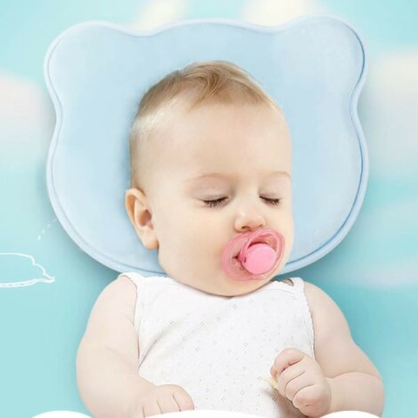 Vauvan tyyny, vauvan tyynyt ja tyynyt, lapsen pilvityyny, vauvan ortopedinen tyyny, litteän pään plagiokefaliaoireyhtymä