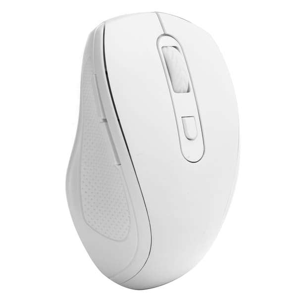 Trådlös 2.4G Ergonomisk Mus för Kontor Spelande Notebook Dator Tillbehör Vit