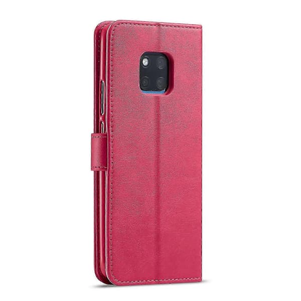 LC.IMEEKE Plånbok Läder Stativfodral för Mate 20 Pro Rose