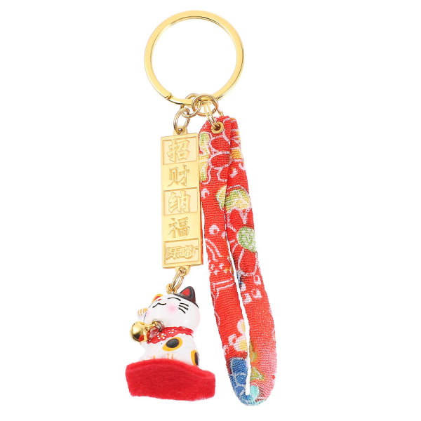 Cat Key Ring Charm Pocket Keychain Bag Hængende nøglering