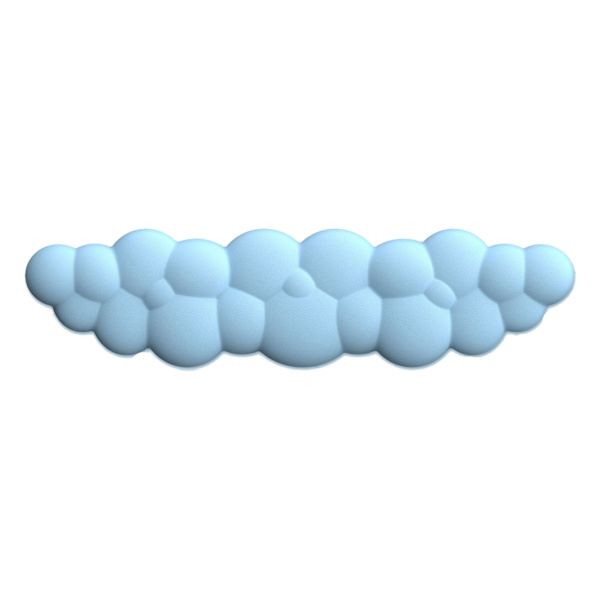 Sky Musematte Håndleddsstøtte Memory Foam Myk Blå Søt Tretthetslindring Forebygger Deformasjon