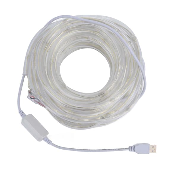 RGBW 100 LED USB Musikk Synkronisering Lys Bluetooth App Kontroll IP45 Vanntett Festival Lyslenke