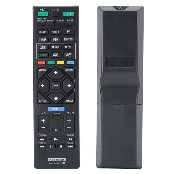 RMANU200 AV System Controller Bærbar Fjernbetjening Erstatning Sony HTIV300