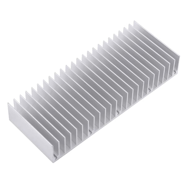 1 stk. aluminium køleplade køler tæt 24 tænder 150 mm