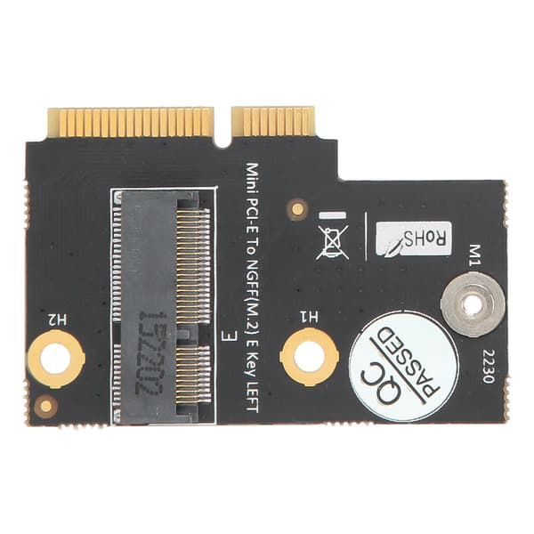 M.2 NGFF Key E til lavprofil Mini PCI-E adapterkonverter Wifi til Intel AX200/Lenovo Y510P
