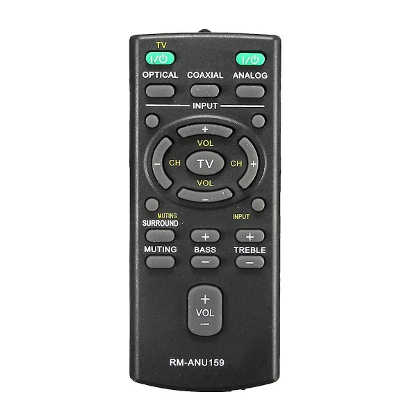 fjärrkontroll Rm-anu159 För Sony Sound Bar Ht-ct60 /c Sa-ct60 Ss-wct60