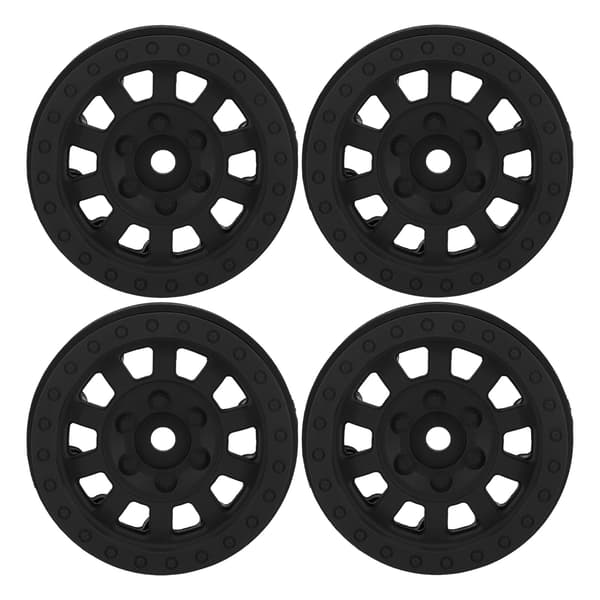 19 Tommer RC Beadlock Hjul til Axial SCX10 Traxxas 1 10 Crawler Biler Sort