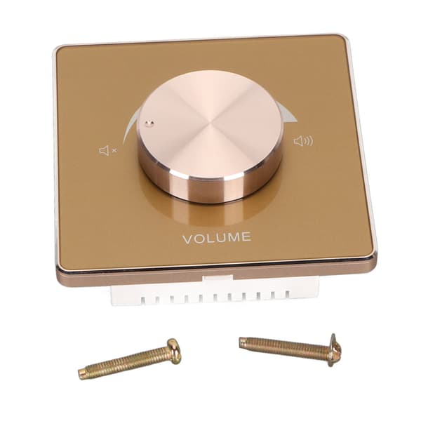 50W Lydstyrkeknap Aluminiumlegeringsramme 5 Position Konstant Modstand Tuning Switch Vægmontering