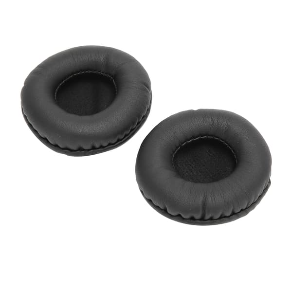 60mm Universal Blød Hovedtelefon Ørepude Udskiftning Sort 1 Par