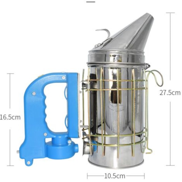 Beeware Ladattava mehiläishoitajatyökalut Savustin Sähkökärki ruostumattomasta teräksestä valmistettu savutin